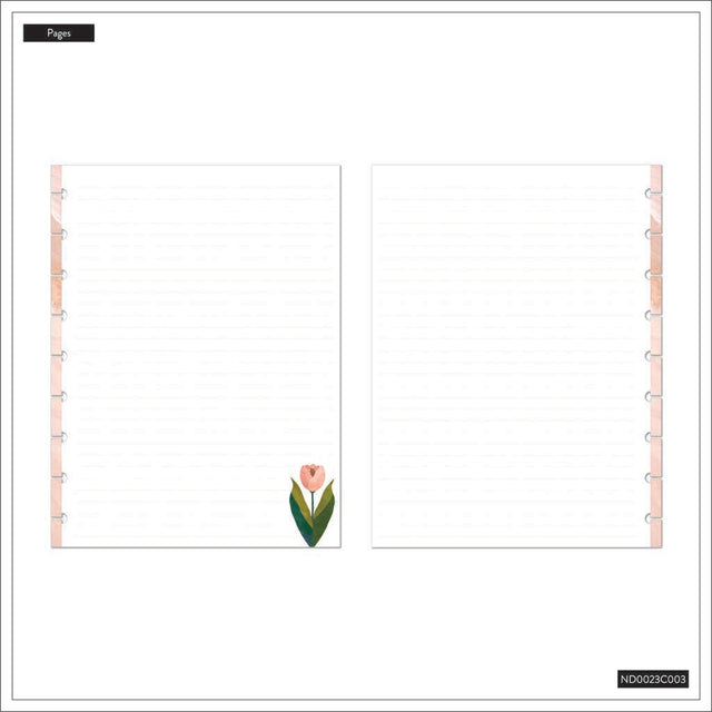 Happy Planner Pastel Canvas Classic Notebook - Lined