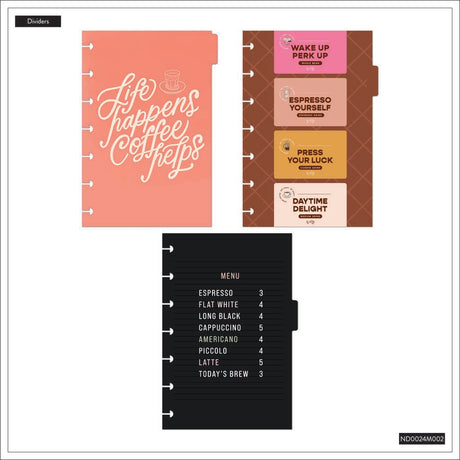 *IMPERFECT* Happy Planner Cafecore Mini Notebook - Dot Grid