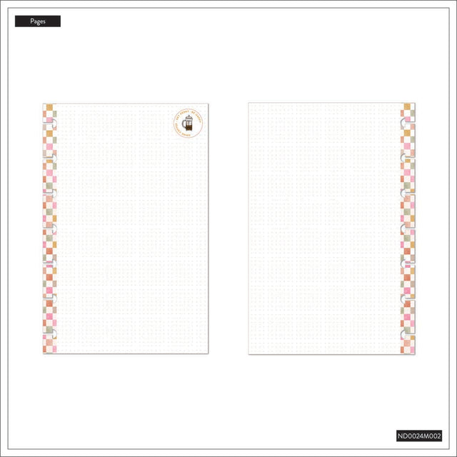 *IMPERFECT* Happy Planner Cafecore Mini Notebook - Dot Grid