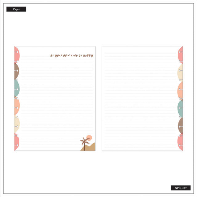 Happy Planner Desert Dunes Big Notebook - Lined