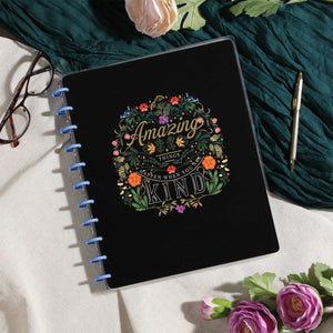 Happy Planner Moody Blooms Big Notebook - Dot Grid + Lined Checklist