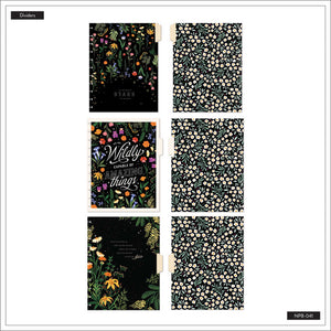 Happy Planner Moody Blooms Big Notebook - Dot Grid + Lined Checklist