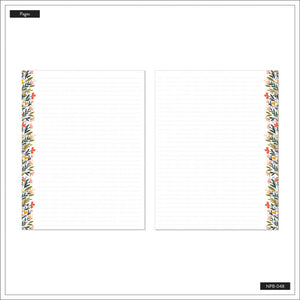 Paper pages Happy Planner Breathe Live Explore Big Notebook - Lined