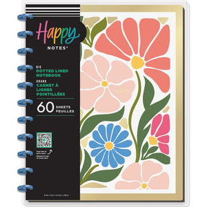 Happy Planner Poppy Piping Big Notebook - Lined