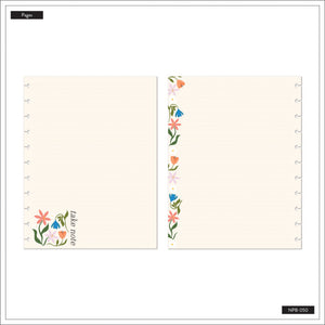 Paper pages Happy Planner Poppy Piping Big Notebook 