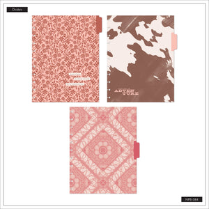Happy Planner Western Bloom Big Notebook - Dotted Lined