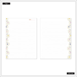 Happy Planner Fun Fleurs Classic Notebook pages