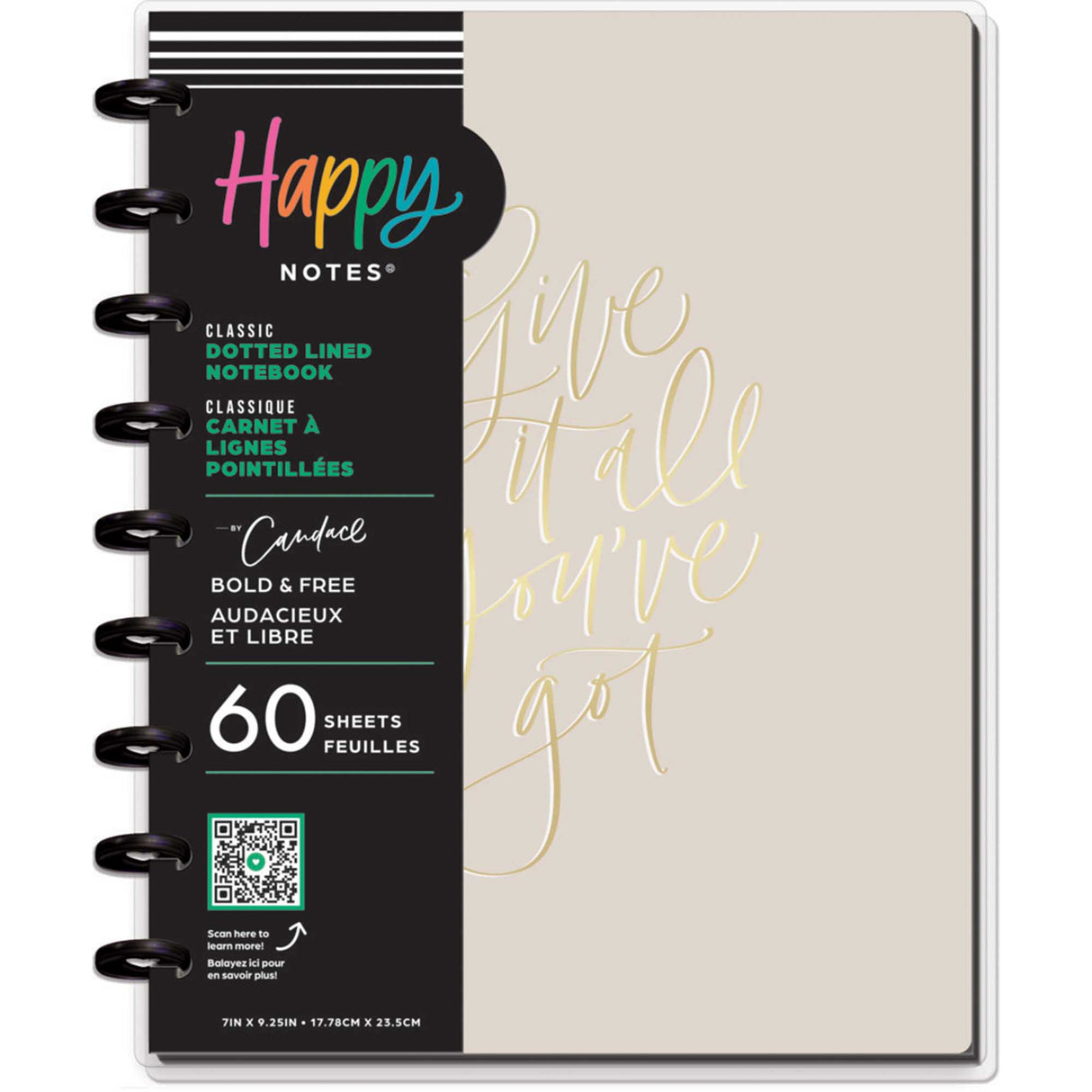 Happy Planner Bold & Free Classic Notebook - Lined