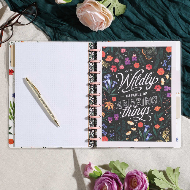 Happy Planner Classic Moody Blooms Notebook