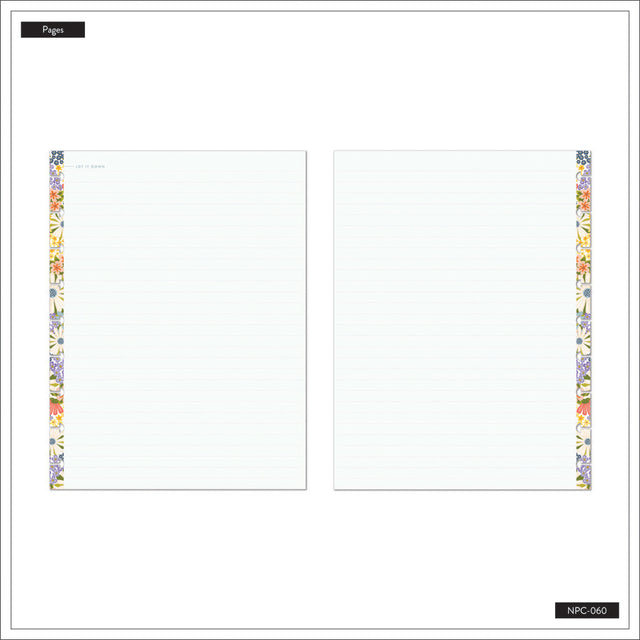 Happy Planner Spring Market Classic Notebook - Lined