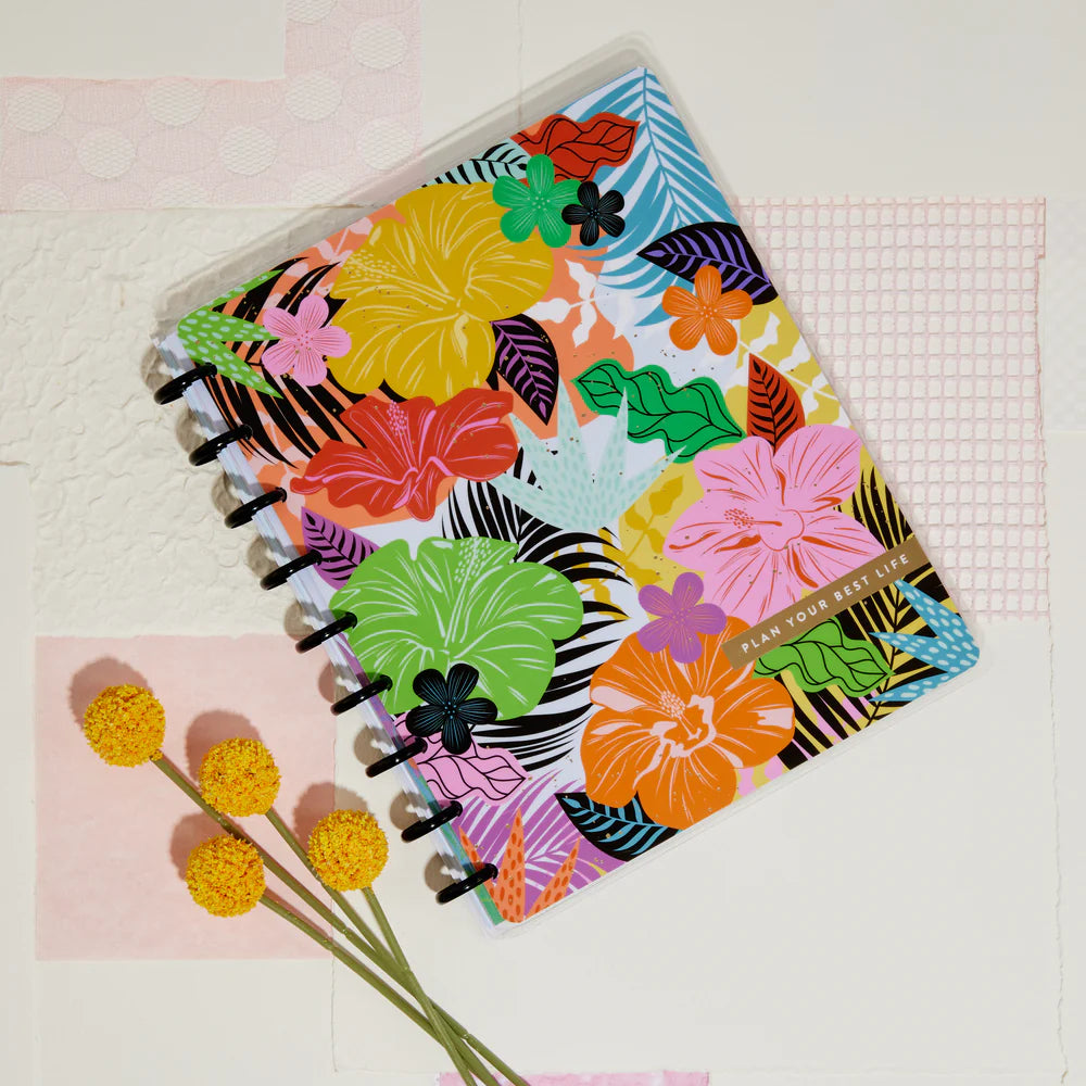 Happy Planner Bold Botanical Classic Notebook - Lined
