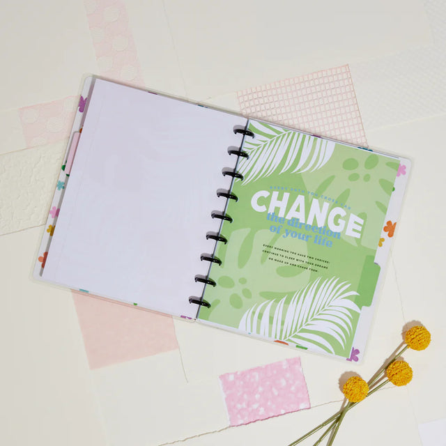 Happy Planner Bold Botanical Classic Notebook - Lined