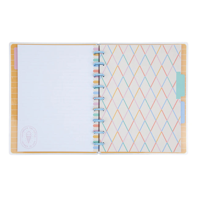 Happy Planner Boardwalk Ice Cream Classic Notebook - Lined