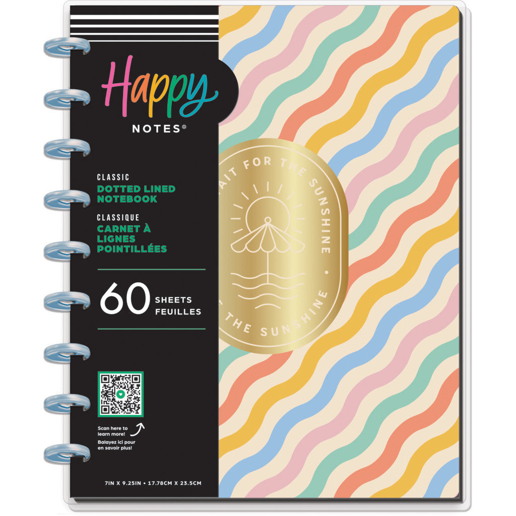 Happy Planner Boardwalk Ice Cream Classic Notebook - Lined