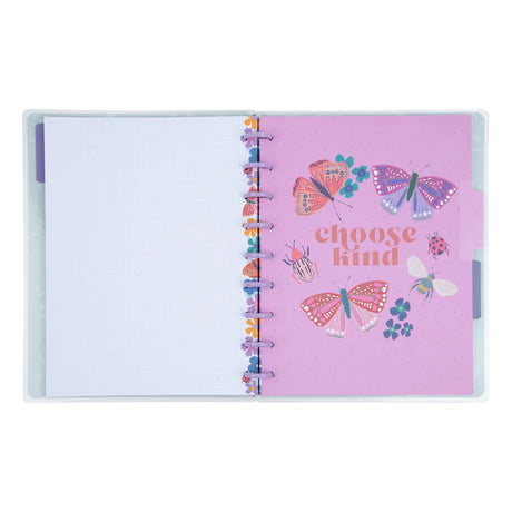 Happy Planner Midnight Botanical Classic Notebook - Dot Grid + Checklist