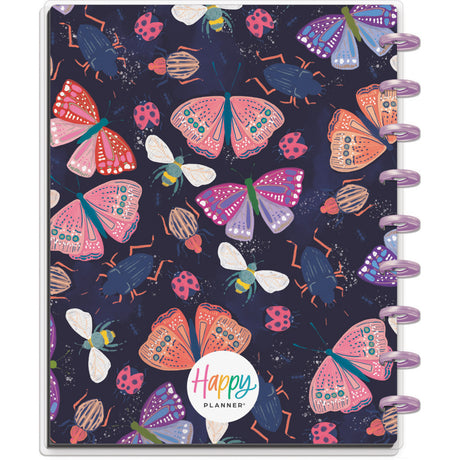 Happy Planner Midnight Botanical Classic Notebook - Dot Grid + Checklist