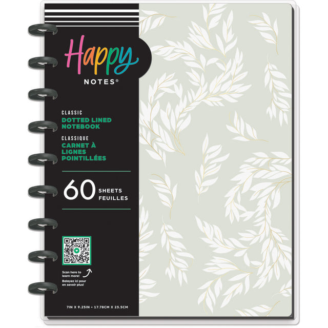 Happy Planner Simple Sprigs Classic Notebook - Lined