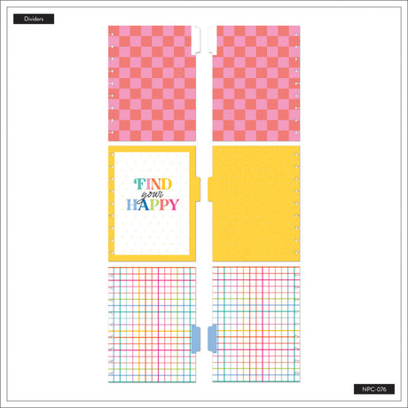 Happy Planner Happiest Brights Classic Notebook - Lined