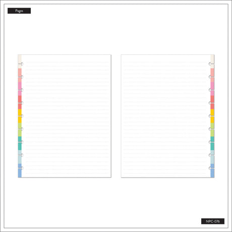 Happy Planner Happiest Brights Classic Notebook - Lined