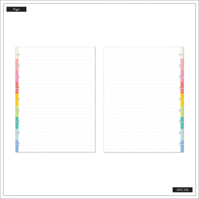 Happy Planner Happiest Brights Classic Notebook - Lined