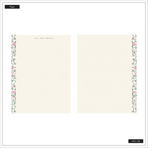 Happy Planner Spring Tapestry Classic Notebook - Lined