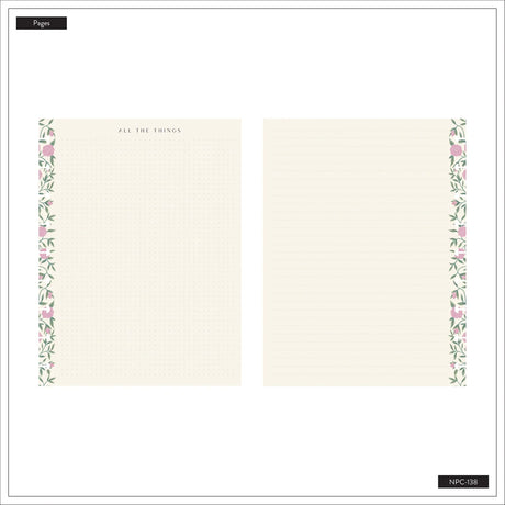 Happy Planner Spring Tapestry Classic Notebook - Lined