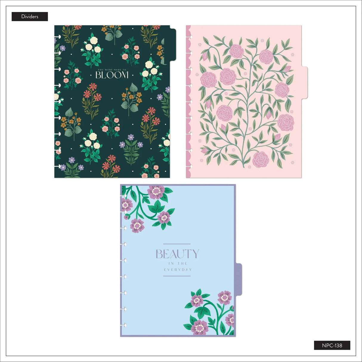 Happy Planner Spring Tapestry Classic Notebook - Lined