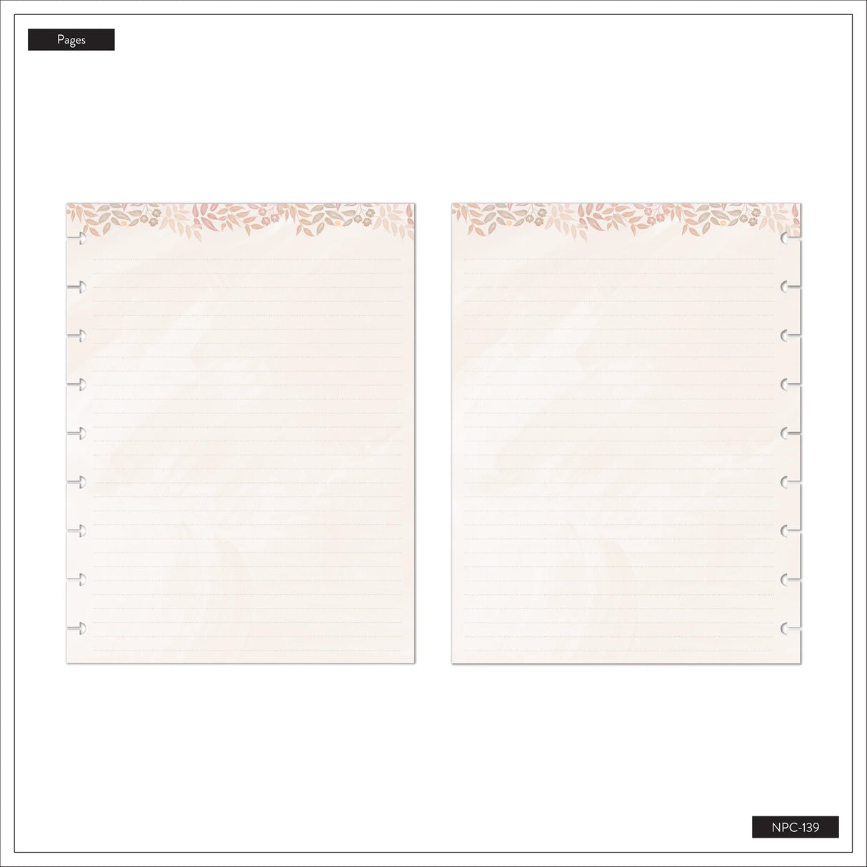Happy Planner Dune Hues Classic Notebook - Lined