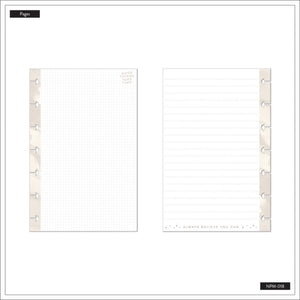 Happy Planner Taming The Wild Mini Notebook - Lined + Dot Grid