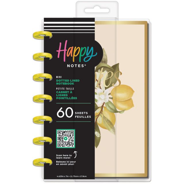 Happy Planner Fruit Flora Mini Notebook - Lined