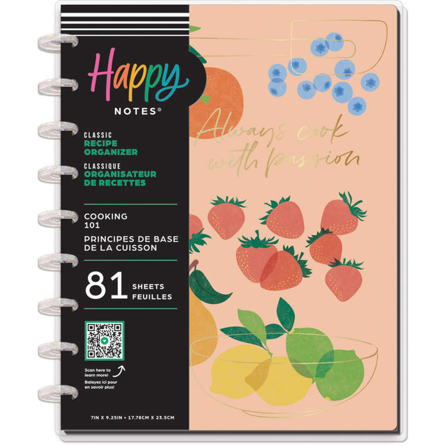 Happy Planner Cooking 101 Classic Recipe Organizer