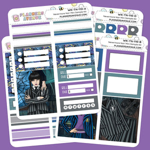 Nevermore Mini Sampler Weekly Sticker Kit