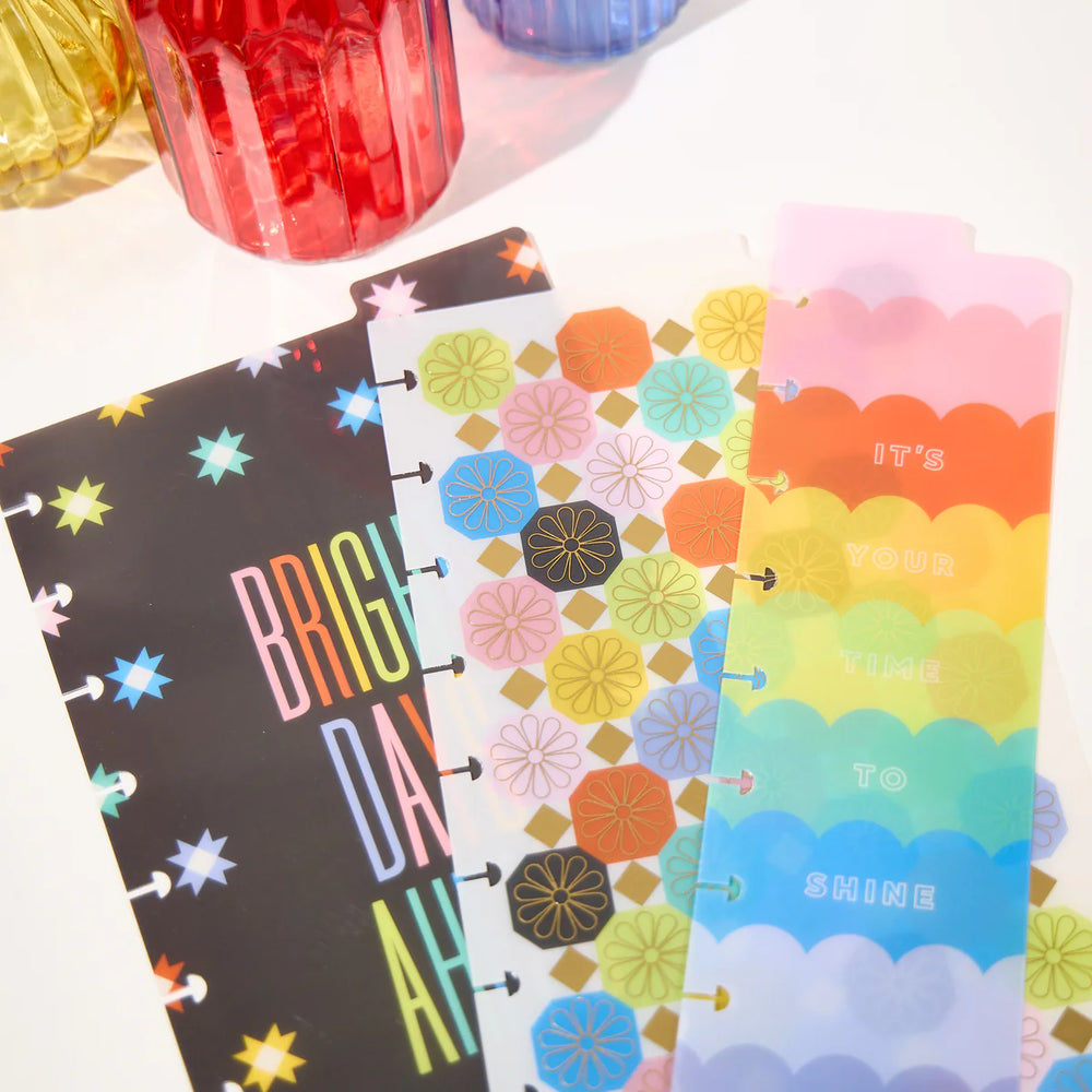 Happy Planner Optimistic Outlines Classic Dashboard