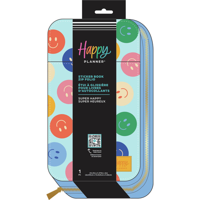 Happy Planner Super Sticker Book Zip Folio