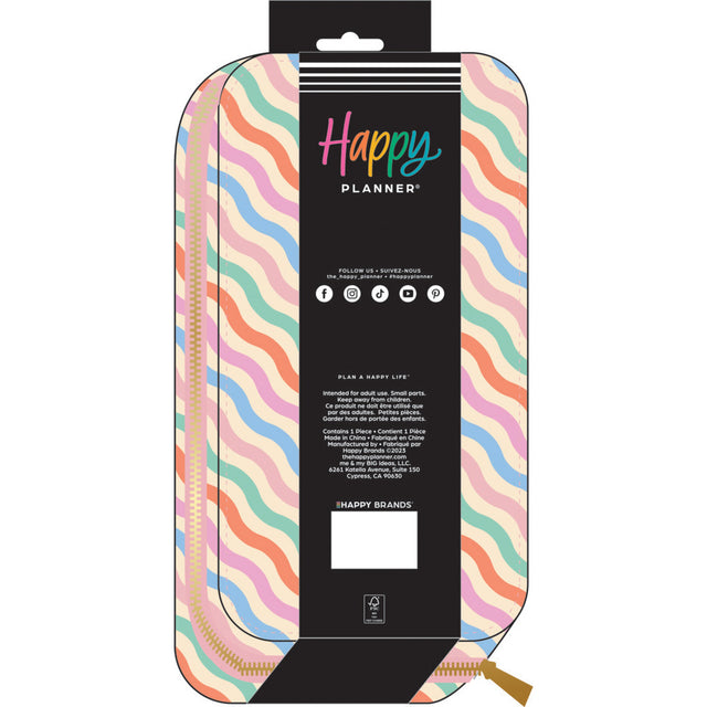 Happy Planner Boardwalk Ice Cream Sticker Book Zip Folio