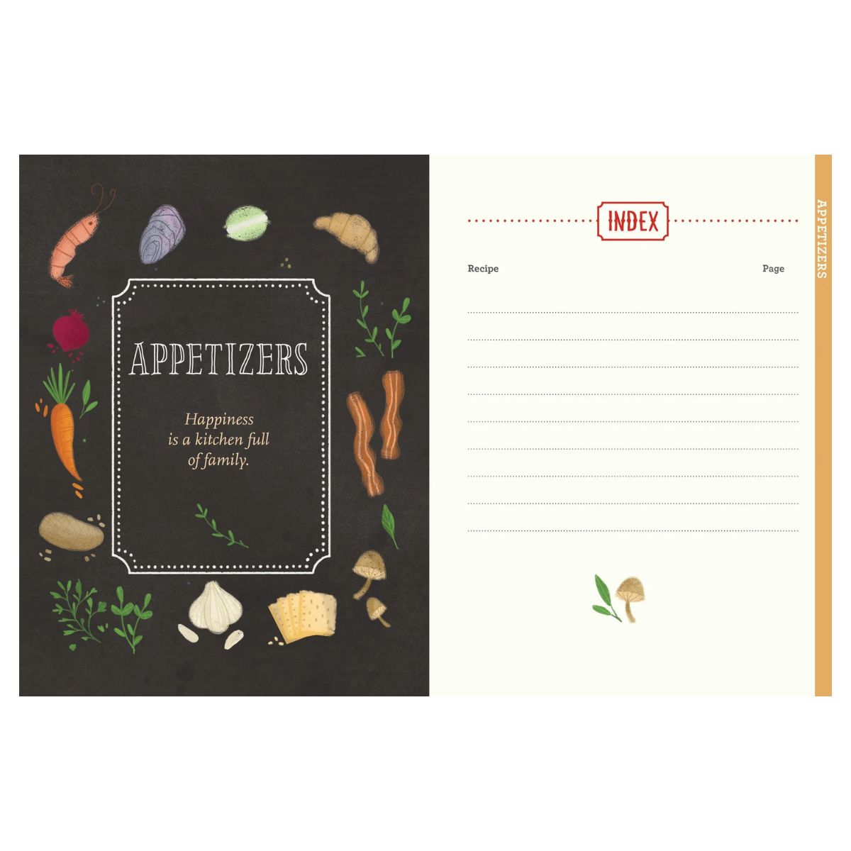 Our Family Recipes Organiser Journal
