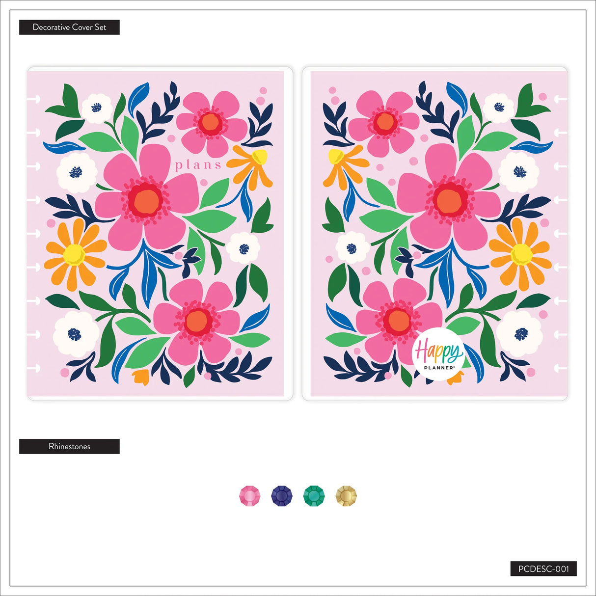 Happy Planner Classic Floral DIY Decorative Cover