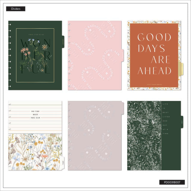 Happy Planner Spring Fields Big 18-Month Dated 2025-2026 - Vertical