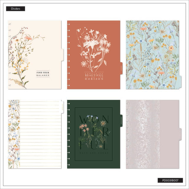 Happy Planner Spring Fields Big 18-Month Dated 2025-2026 - Vertical