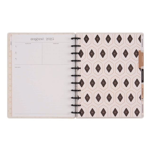 *IMPERFECT* Happy Planner Krafted Florals Big 18-Month Dated 2025-2026 - Dashboard