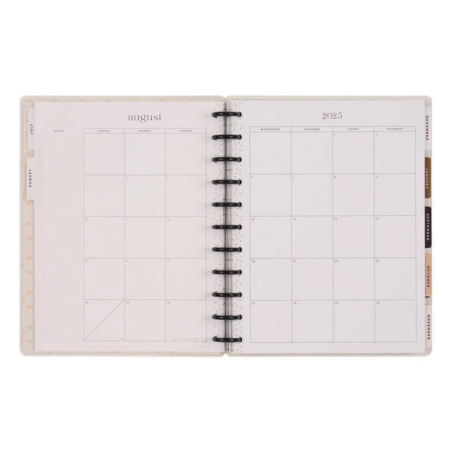 *IMPERFECT* Happy Planner Krafted Florals Big 18-Month Dated 2025-2026 - Dashboard