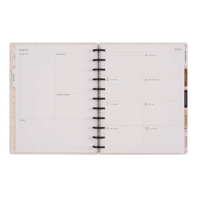 *IMPERFECT* Happy Planner Krafted Florals Big 18-Month Dated 2025-2026 - Dashboard