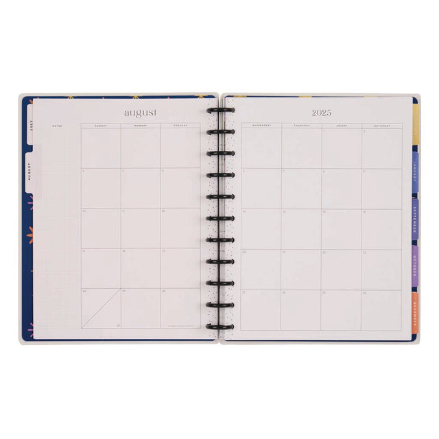 *IMPERFECT* Happy Planner Mystic Blooms Big 18-Month Dated 2025-2026 - Monthly