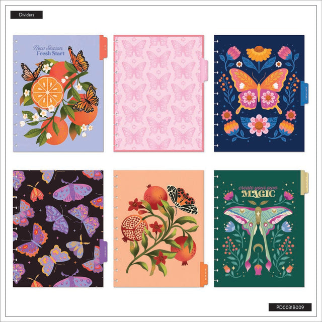 *IMPERFECT* Happy Planner Mystic Blooms Big 18-Month Dated 2025-2026 - Monthly