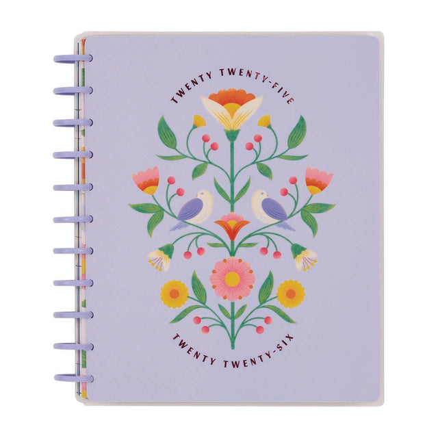 Happy Planner Bloom & Glow Big 18-Month Dated 2025-2026 - Vertical
