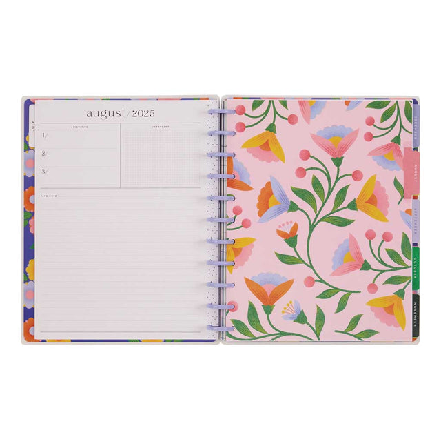 Happy Planner Bloom & Glow Big 18-Month Dated 2025-2026 - Vertical