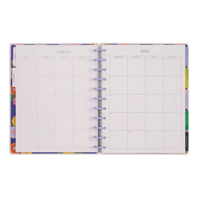 Happy Planner Bloom & Glow Big 18-Month Dated 2025-2026 - Vertical