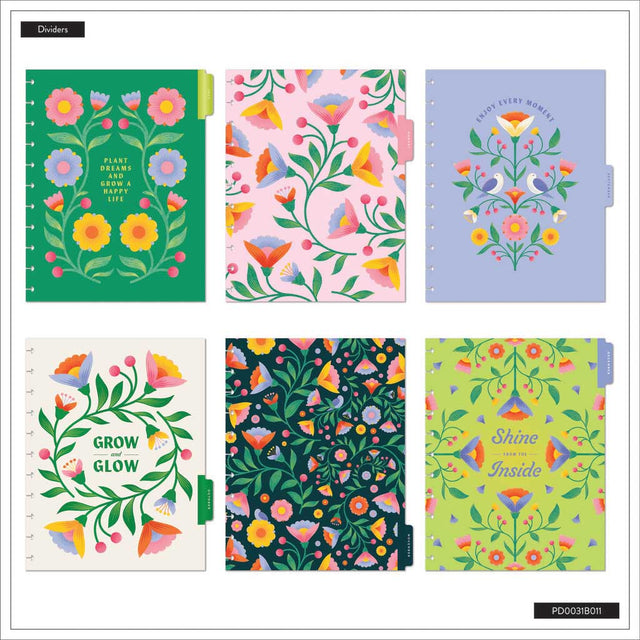 Happy Planner Bloom & Glow Big 18-Month Dated 2025-2026 - Vertical