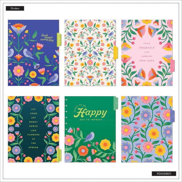 Happy Planner Bloom & Glow Big 18-Month Dated 2025-2026 - Vertical