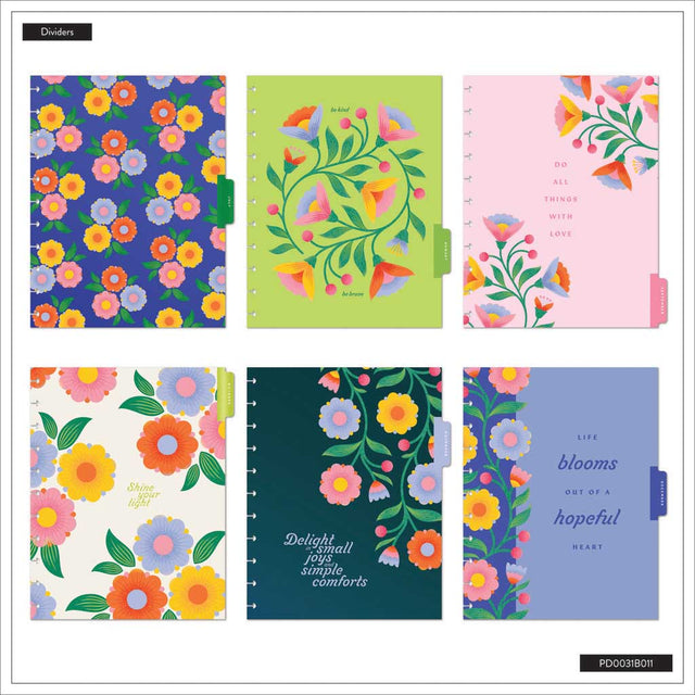 Happy Planner Bloom & Glow Big 18-Month Dated 2025-2026 - Vertical